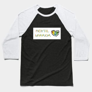 Mental Health Warrior Baseball T-Shirt